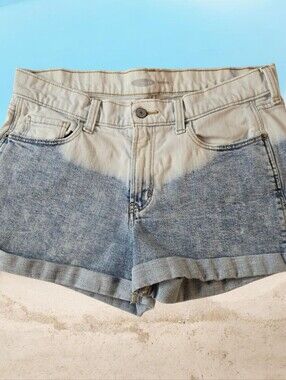Old Navy Rockstar Two-Tone Denim Shorts Size 4